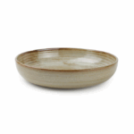 Diep bord/schaal escura Ø22xH4,5cm beige