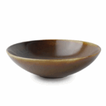 Diep bord  Escura Ø20,5xH6cm bruin