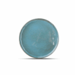 Plat bord elements blauw/groen Ø19,5cm