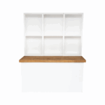 Vakken kast easywhite/oak