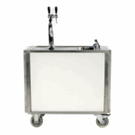Mobiele biertap 1 meter met 2 tapkranen