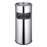 Staande asbak chrome