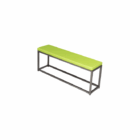 Bank steel&wood lime - Afbeelding 2