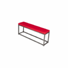 Bank steel&wood rood - Afbeelding 2