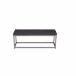 Bank steel&wood zwart