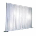 Pipe and drape 3x3 meter basis wit