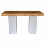 Statafel Natural wood-Easy white 180x80 cm