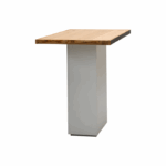 Statafel Oak-Easy white 80x80 cm