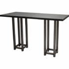 Statafel Nero-Steel 80x180 cm - Afbeelding 2