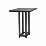 Statafel Nero-Steel 80x80 cm