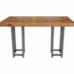 Statafel Natural wood-Steel 80x180 cm