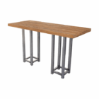 Statafel Oak-Steel 80x180 cm - Afbeelding 2