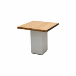 Tafel Oak-Easy white 80x80 cm