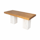 Tafel Natural wood mixed 180x80 cm - Afbeelding 2