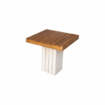 Tafel Natural wood mixed 80x80 cm