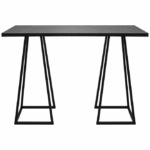 Statafel Nero-Stilo black 80x180 cm