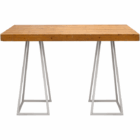 Statafel Natural wood-Stilo white 80x180 cm