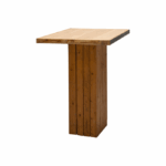 Statafel Oak-Natural wood 80x80 cm