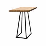 Statafel Oak-Stilo black 80x80 cm