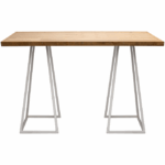 Statafel Oak-Stilo white  80x180 cm