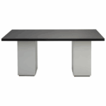 Tafel Nero-Easy white 80x180 cm