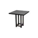 Tafel Nero-Steel 80x80 cm