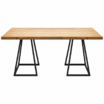 Tafel Oak-Stilo black 180X80 cm