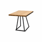 Tafel Oak-Stilo black 80x80 cm