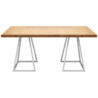 Tafel Oak-Stilo white 80x180 cm
