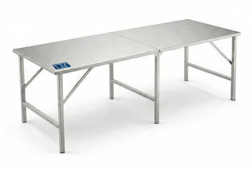 Inklapbare werktafel rvs