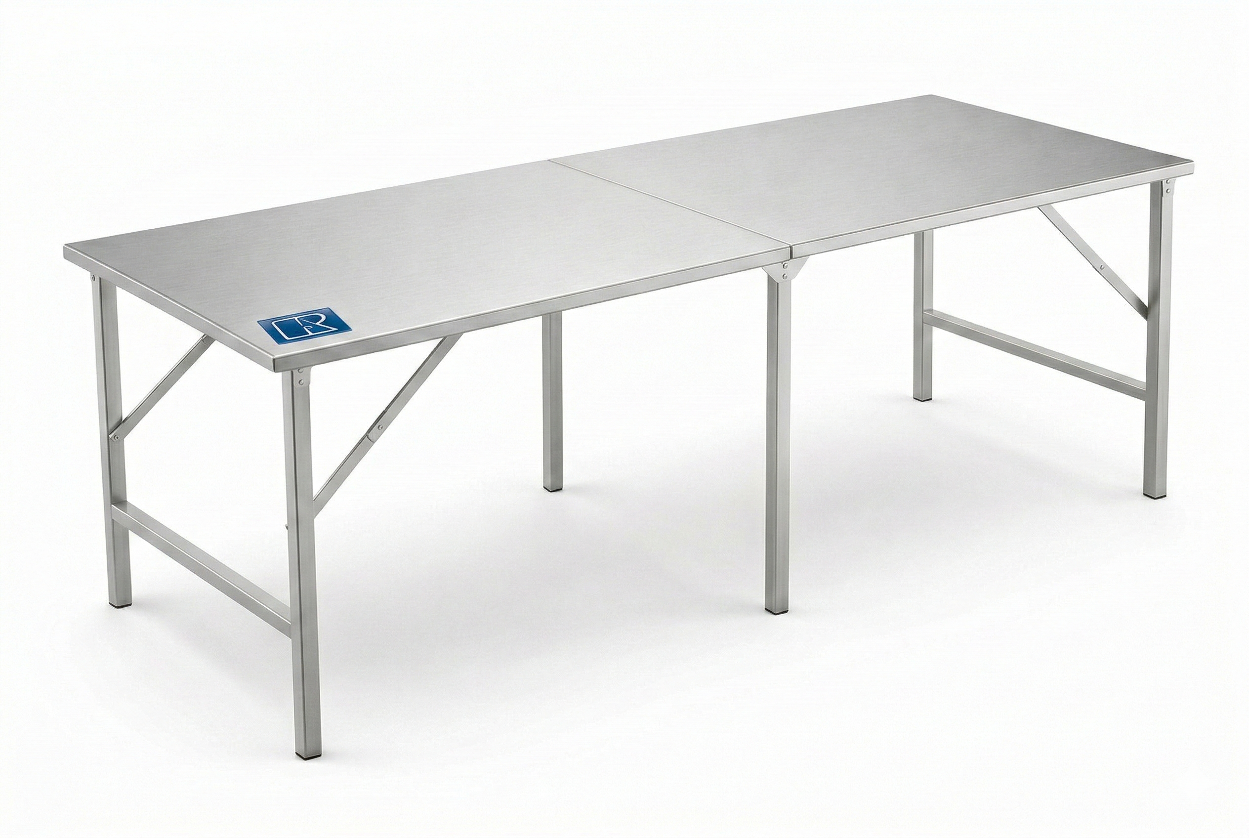 Inklapbare werktafel rvs