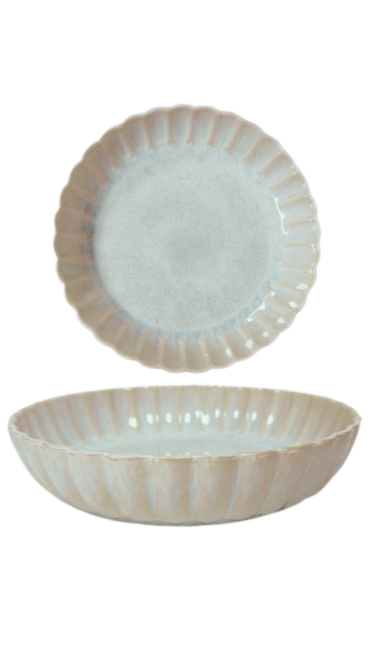 Diep bord Astera pure witblauw 21,7cmxh4,7cm huren in Breda - Roovers Verhuur