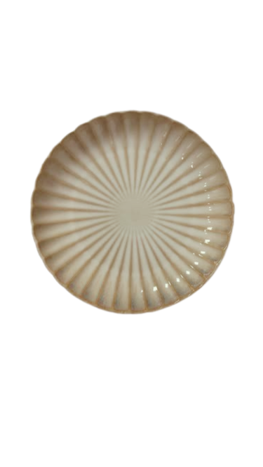 Bord Astera pearl beige 27cmxh2,8cm huren in Breda - Roovers Verhuur