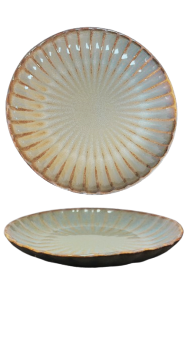 Bord Astera ocean blauw 27cmxh3,8cm huren in Breda - Roovers Verhuur